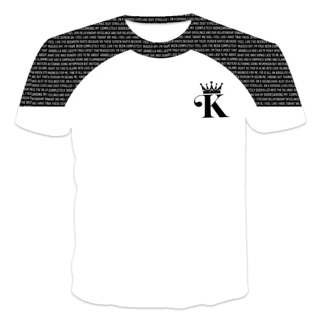 new design Samurai pattern printed T-shirt retro style of  street Short Sleeve - Image 7