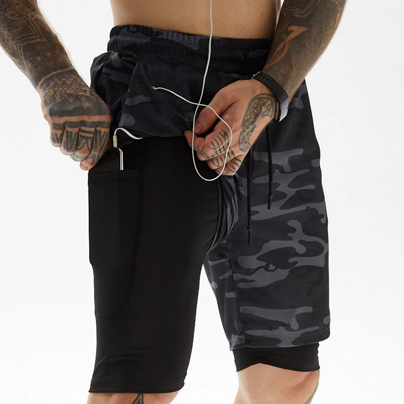 Men's Fast Drying Leisure Fitness Shorts - Image 10