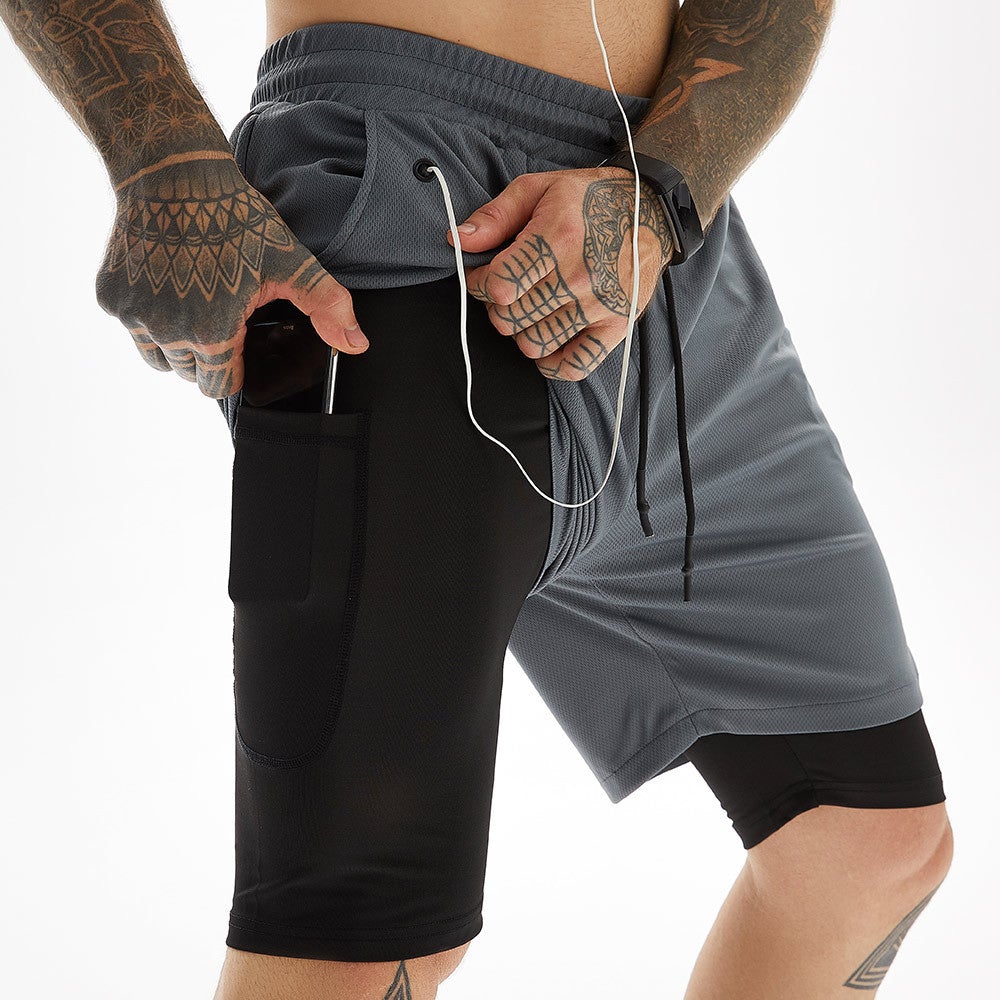 Men's Fast Drying Leisure Fitness Shorts - Image 2