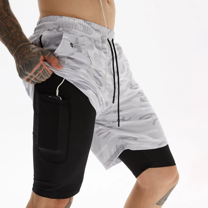 Men's Fast Drying Leisure Fitness Shorts - Image 9