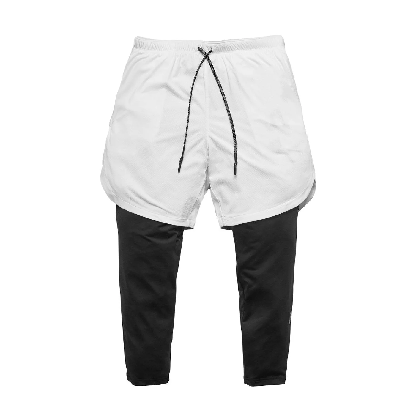 Men's Sports Fitness Double Shorts + Pants Capris - Image 10