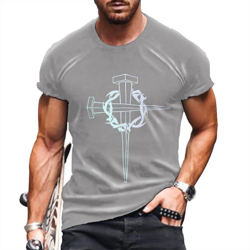 Men's printed short sleeves t-shirts - Image 6