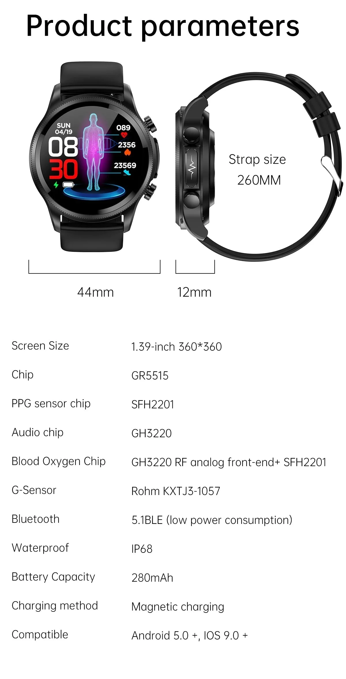 Fitsenso Smart Watch - Image 10