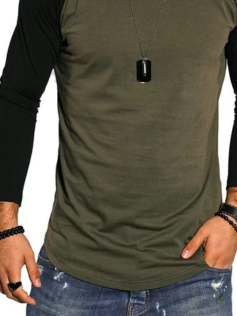 Long Sleeve Casual Crew Neck Shirts & Tops - Image 3
