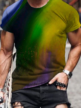 Short Sleeve Vintage Crew Neck Shirts & Tops - Image 3