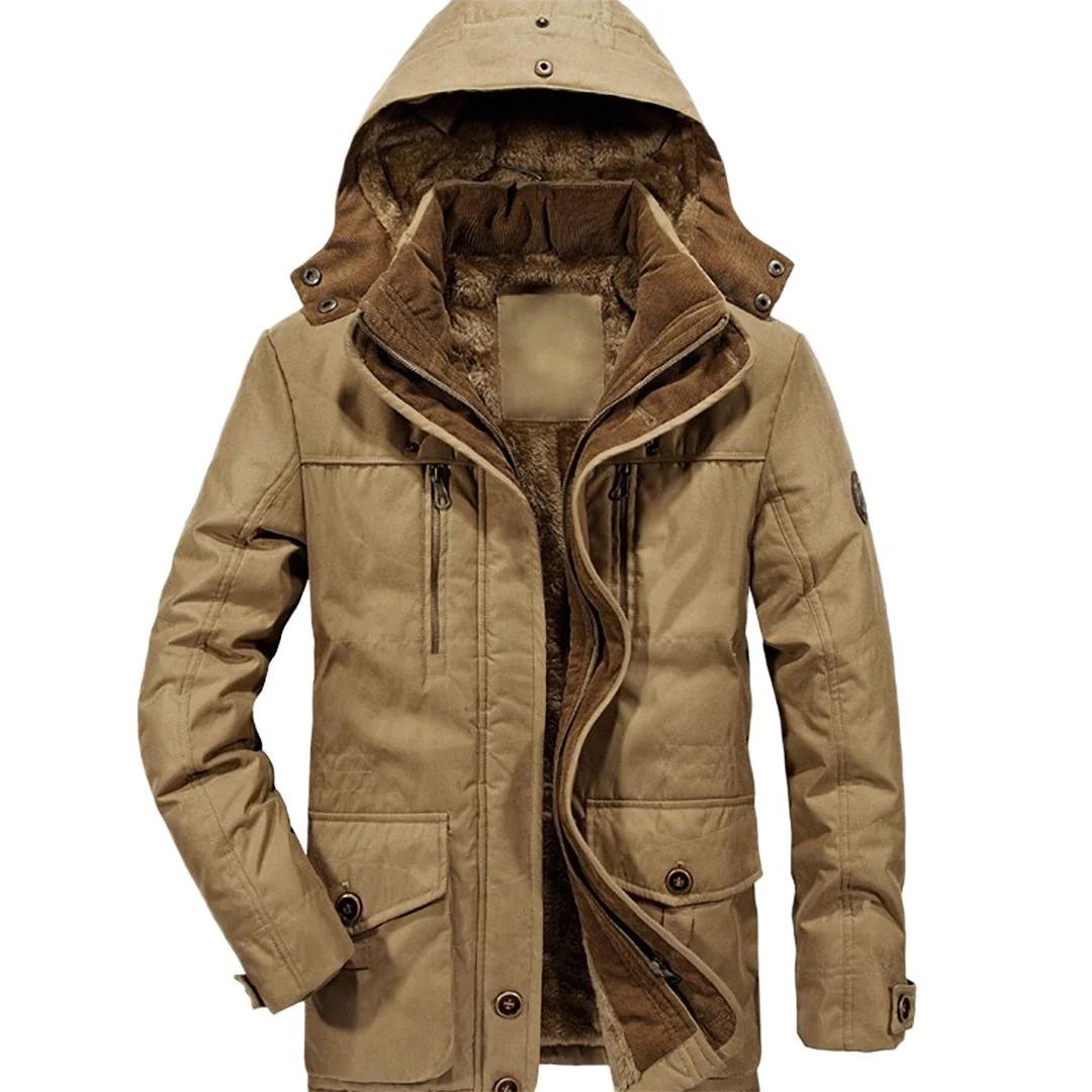Hooded Velvet Coat - Image 3