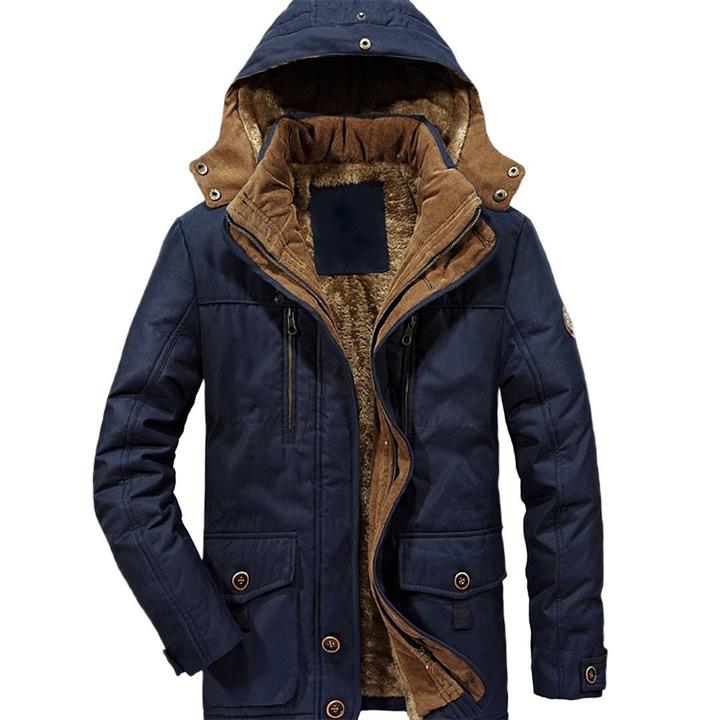 Hooded Velvet Coat - Image 7