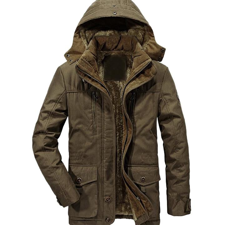 Hooded Velvet Coat - Image 9