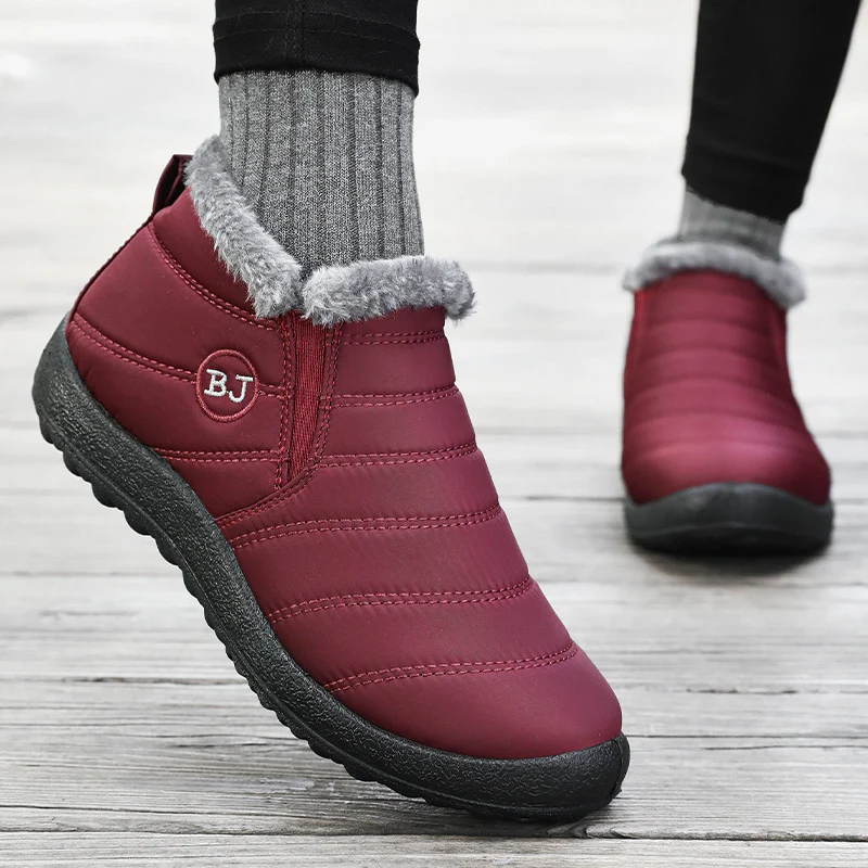HotJak Seniors' Waterproof Snow Boots