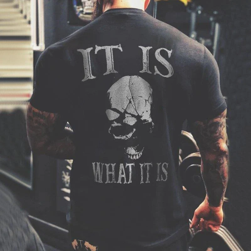 Livereid It Is What It Is Print T-shirt - Image 2