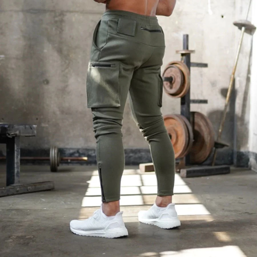 Man Camouflage Cargo Joggers With Multi-function Detail - Image 2