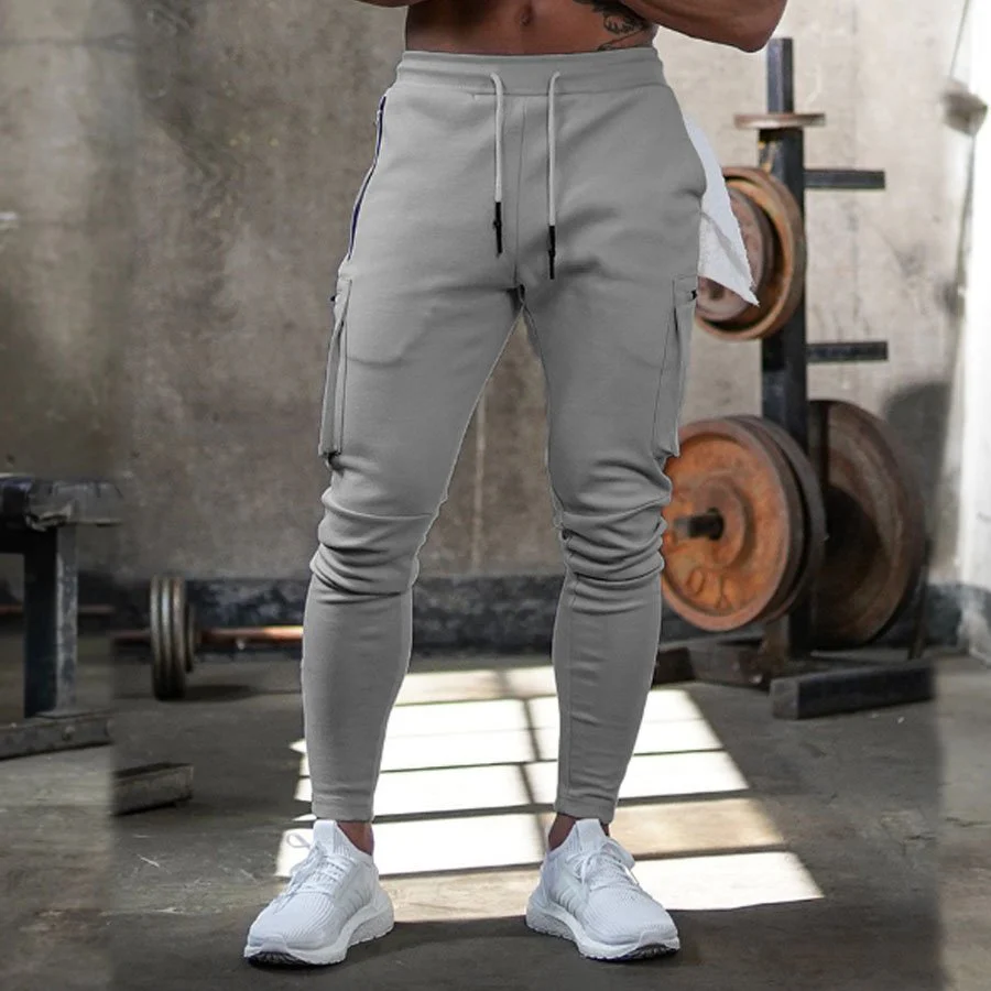 Man Camouflage Cargo Joggers With Multi-function Detail - Image 5