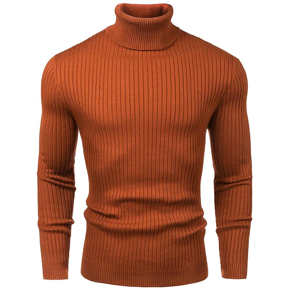Men's Turtleneck Sweater Slim Sweater - Image 5