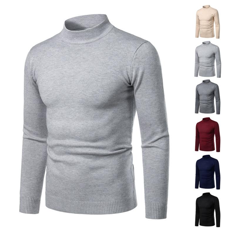 Mens Black Pullover Sweater - Image 10