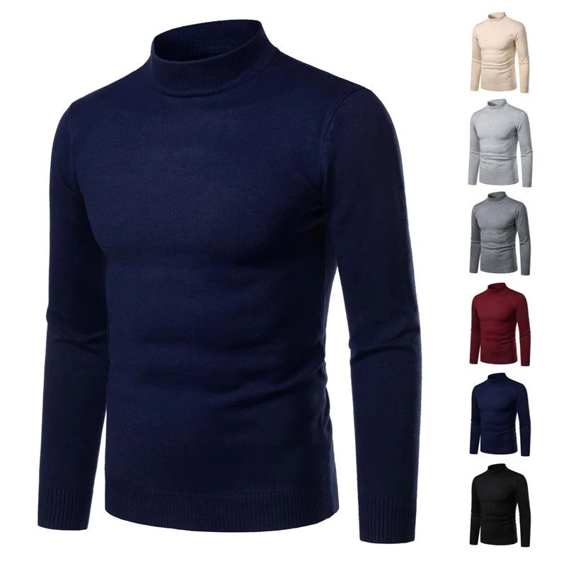 Mens Black Pullover Sweater - Image 11