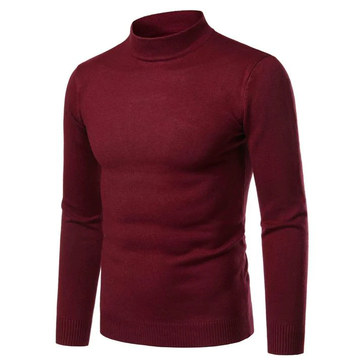 Mens Black Pullover Sweater - Image 12