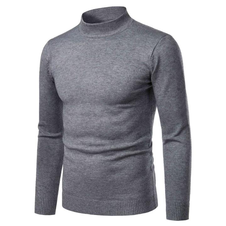 Mens Black Pullover Sweater - Image 15