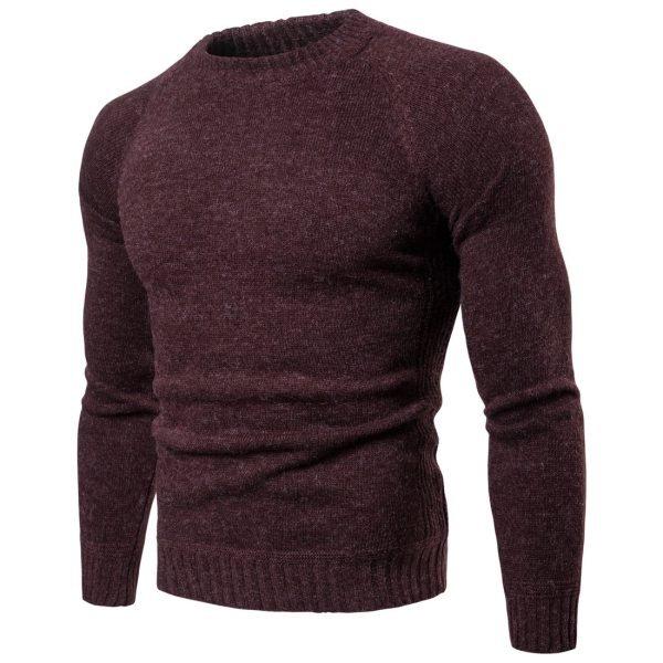 Mens Casual Knitted Bottoming Soft Sweaters - Image 5