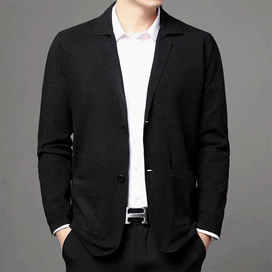 Men's Casual Knitted Cardigan Top