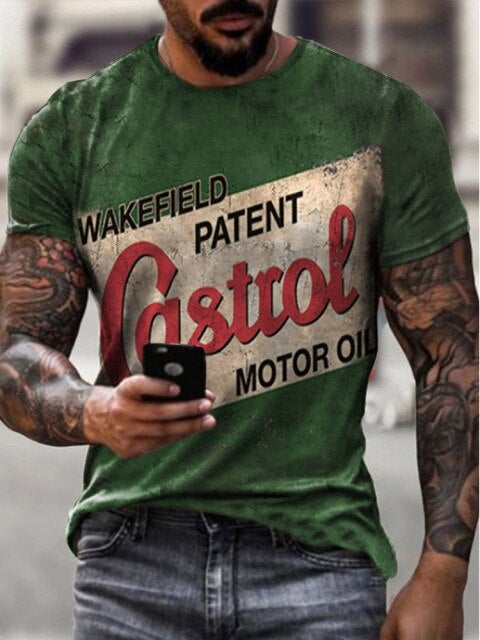 Men 3D Tees Casual Round Neck Short Sleeve  Playing Cards Printing - Image 19