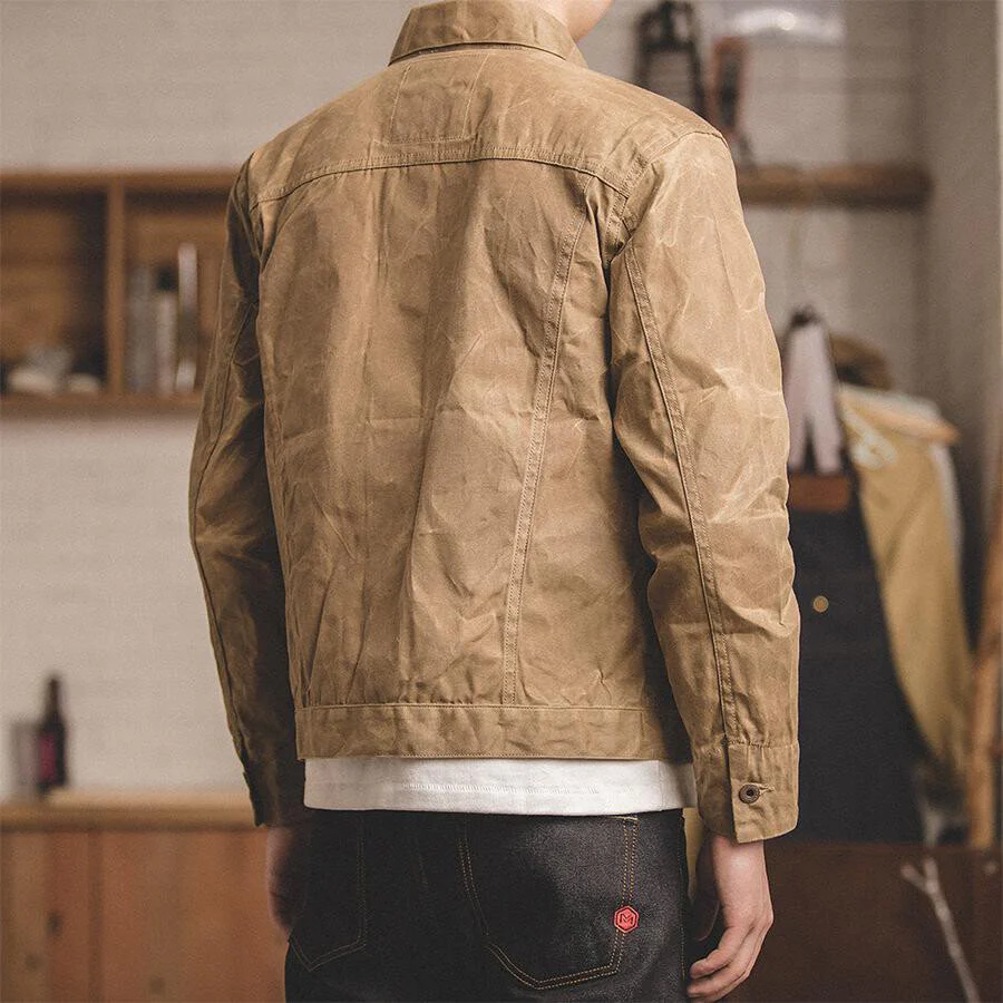 Men's Casual Solid Color Pocket Jacket - Image 3