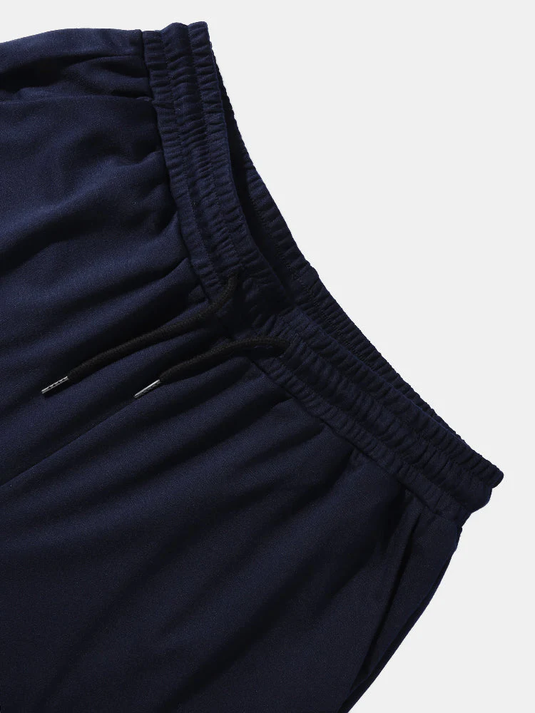 Mens Colorblock Panel Stitching Letter Embroidery Sweatshirt Preppy Two Pieces Outfits - Image 8