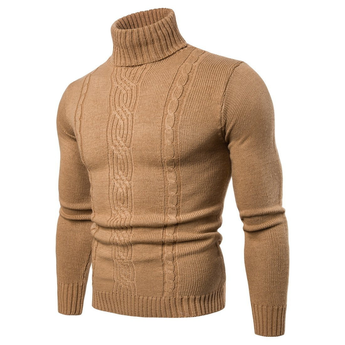 Mens Fashion Classic Jacquard Pullover Sweater - Image 4
