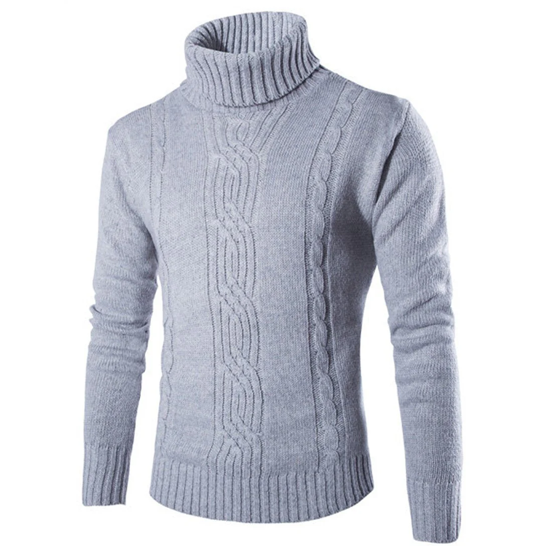 Mens Fashion Classic Jacquard Pullover Sweater - Image 6