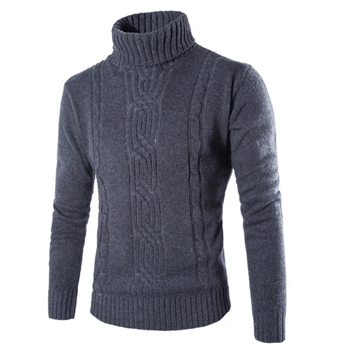Mens Fashion Classic Jacquard Pullover Sweater - Image 7