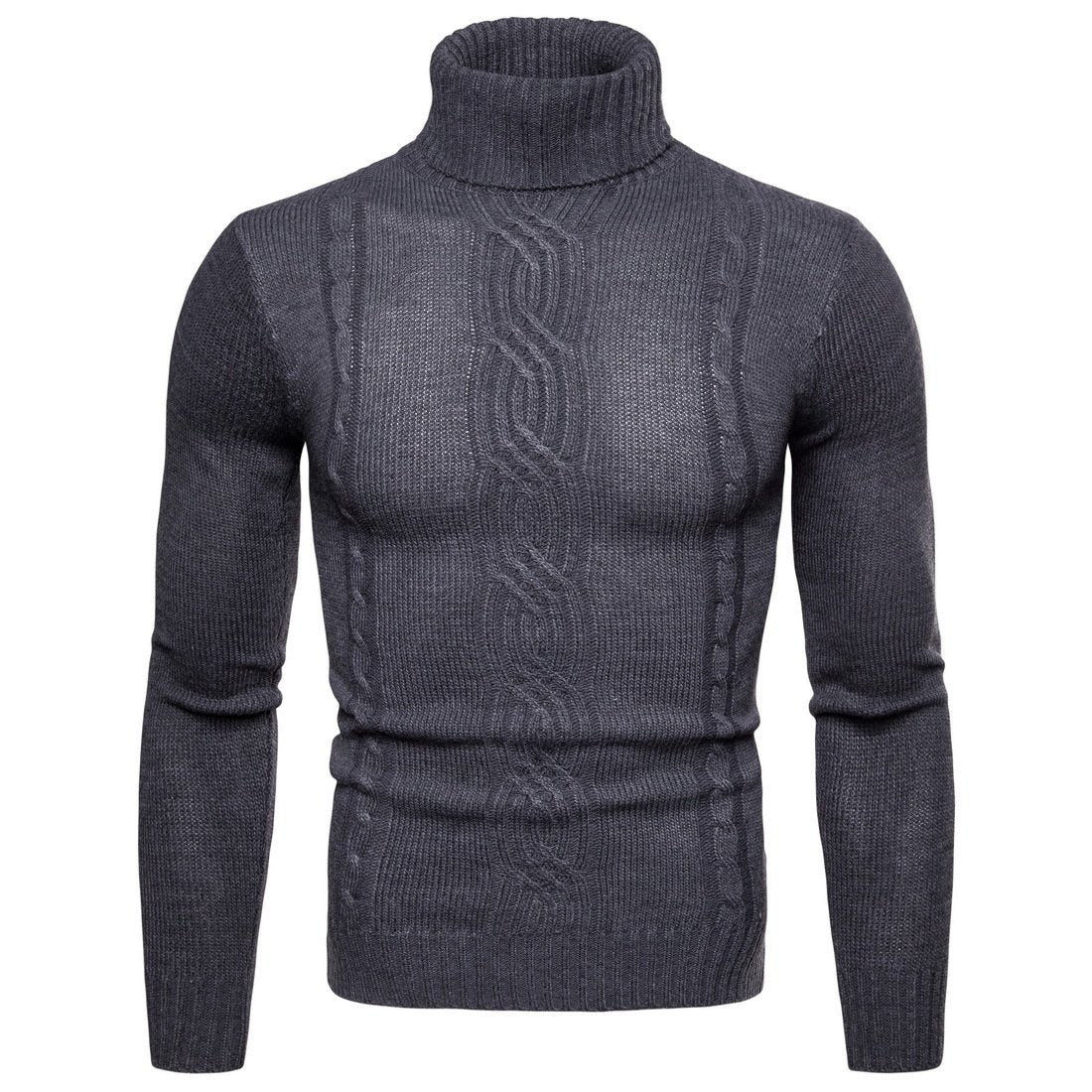 Mens Fashion Classic Jacquard Pullover Sweater - Image 8