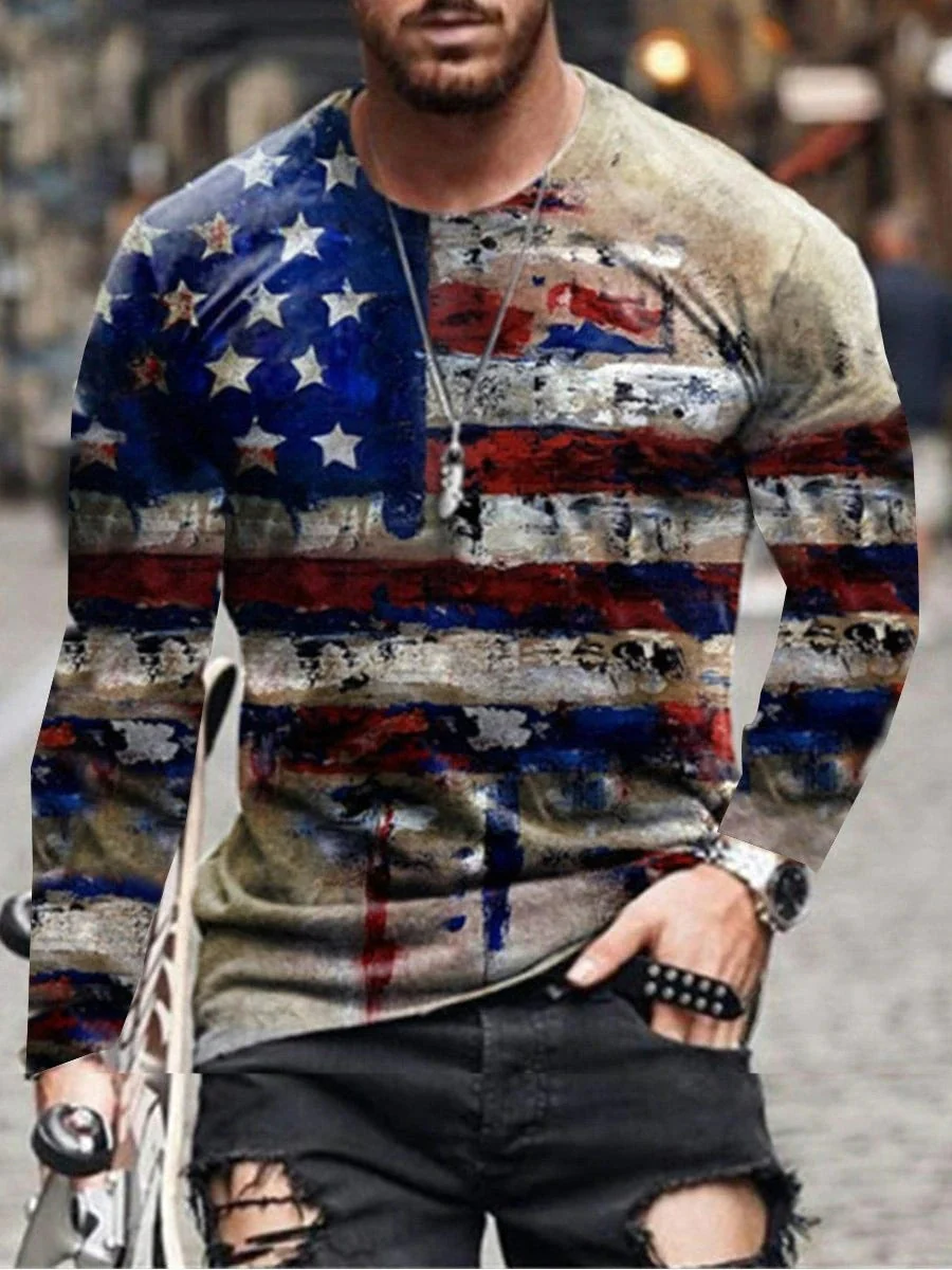 Men's American Eagle flag short sleeve - Image 10