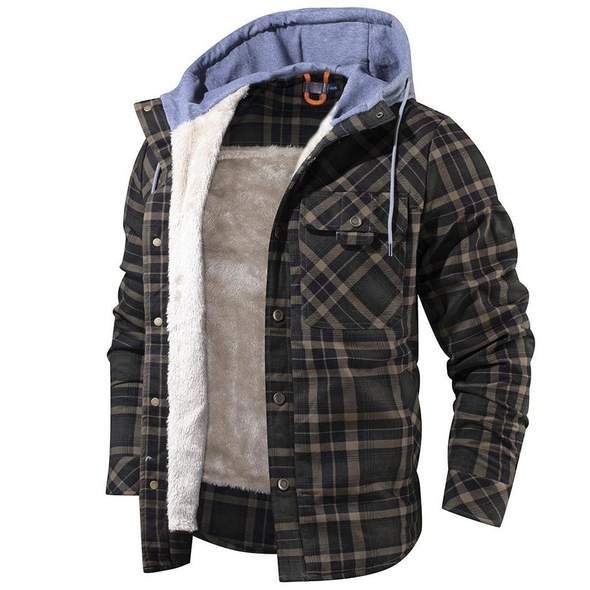 Plaid Patchwork Jacket - Image 3