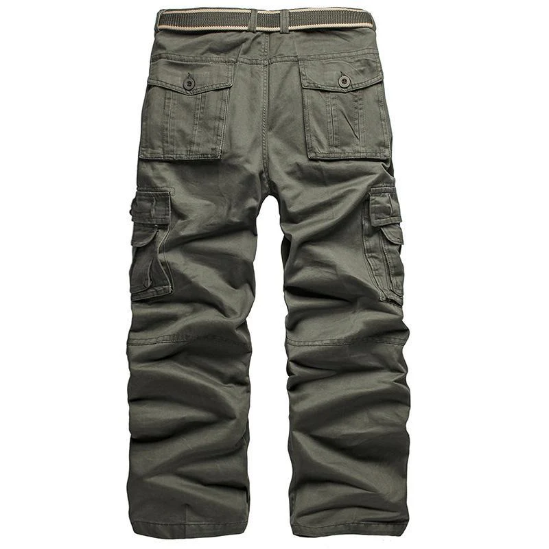 Men's Outdoor Casual Cotton Washed Pants - Image 6