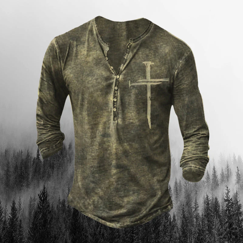 Mens Outdoor Jesus Long Sleeve - Image 5