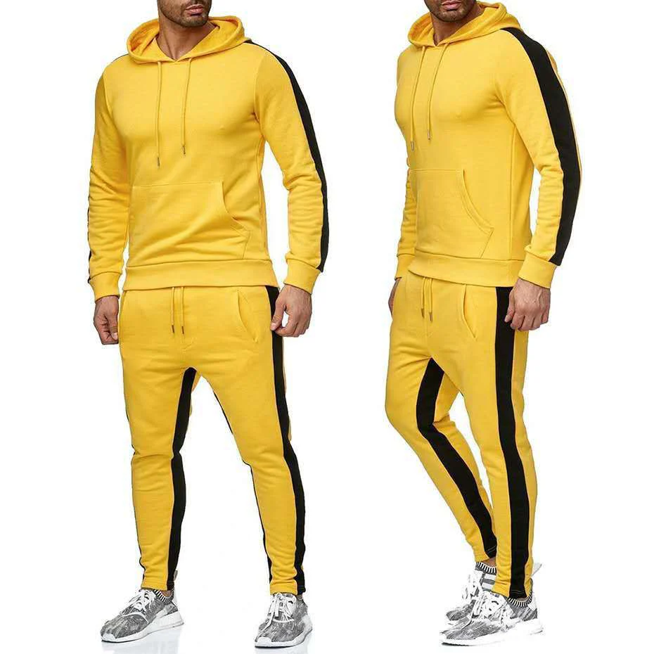 Men's casual sportswear hooded sweater suit - Image 2
