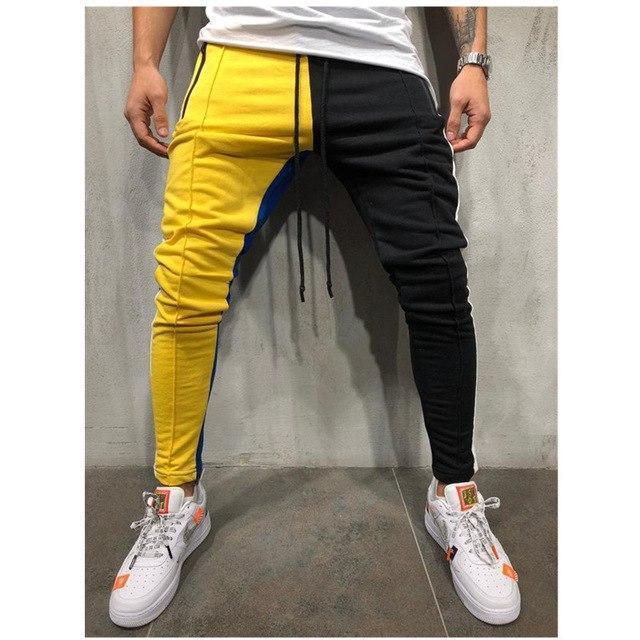 Patchwork Casual Pants For Men - Image 7