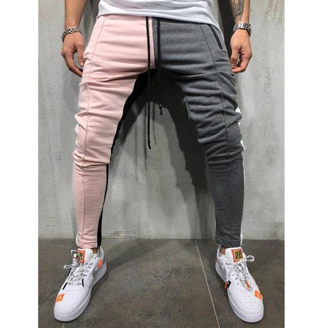 Patchwork Casual Pants For Men - Image 8