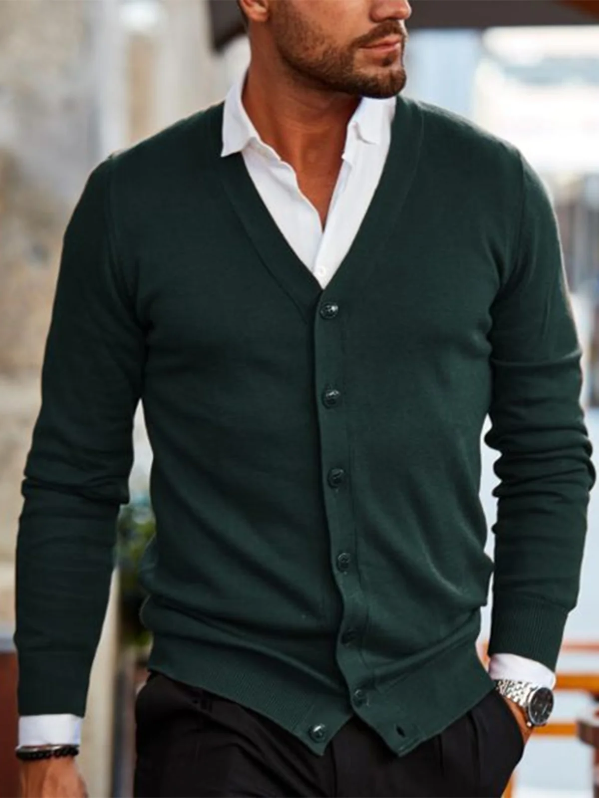 Plain Casual Sweater - Image 2