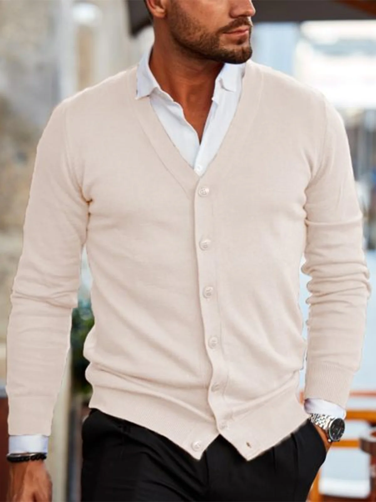 Plain Casual Sweater - Image 3