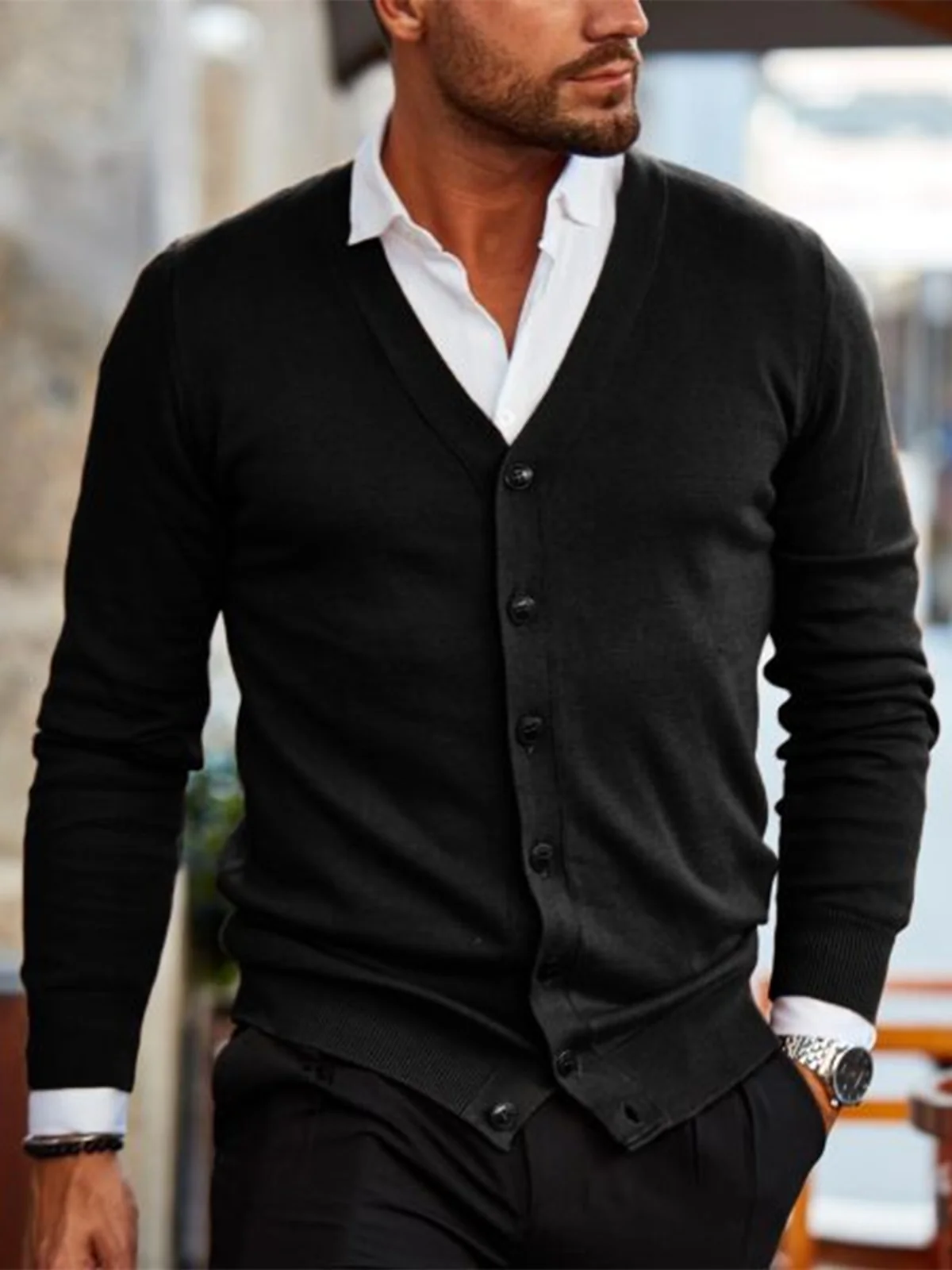 Plain Casual Sweater - Image 5