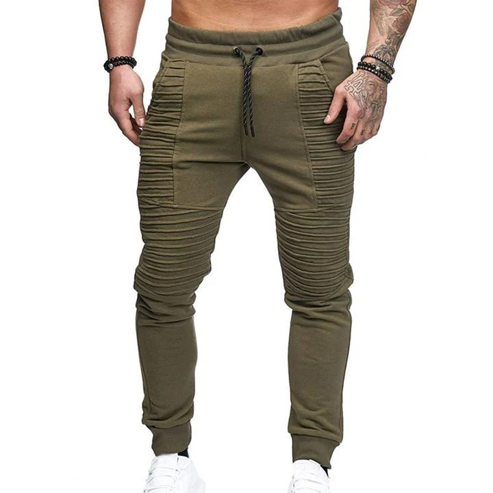 Men's casual pleated sweatpants - Image 6