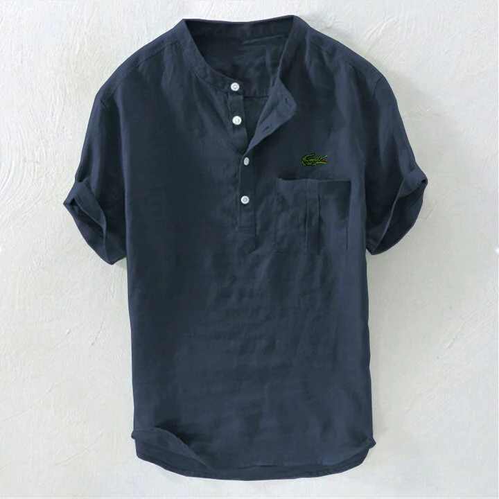 Pre-sale men's casual art print T-shirt - Image 5