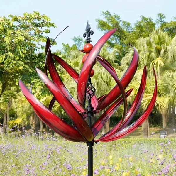 Sherem Lucky Flower Wind Spinner - Image 4