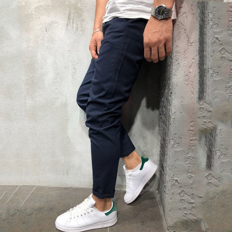 Slim Fit Suit Trousers - Image 7