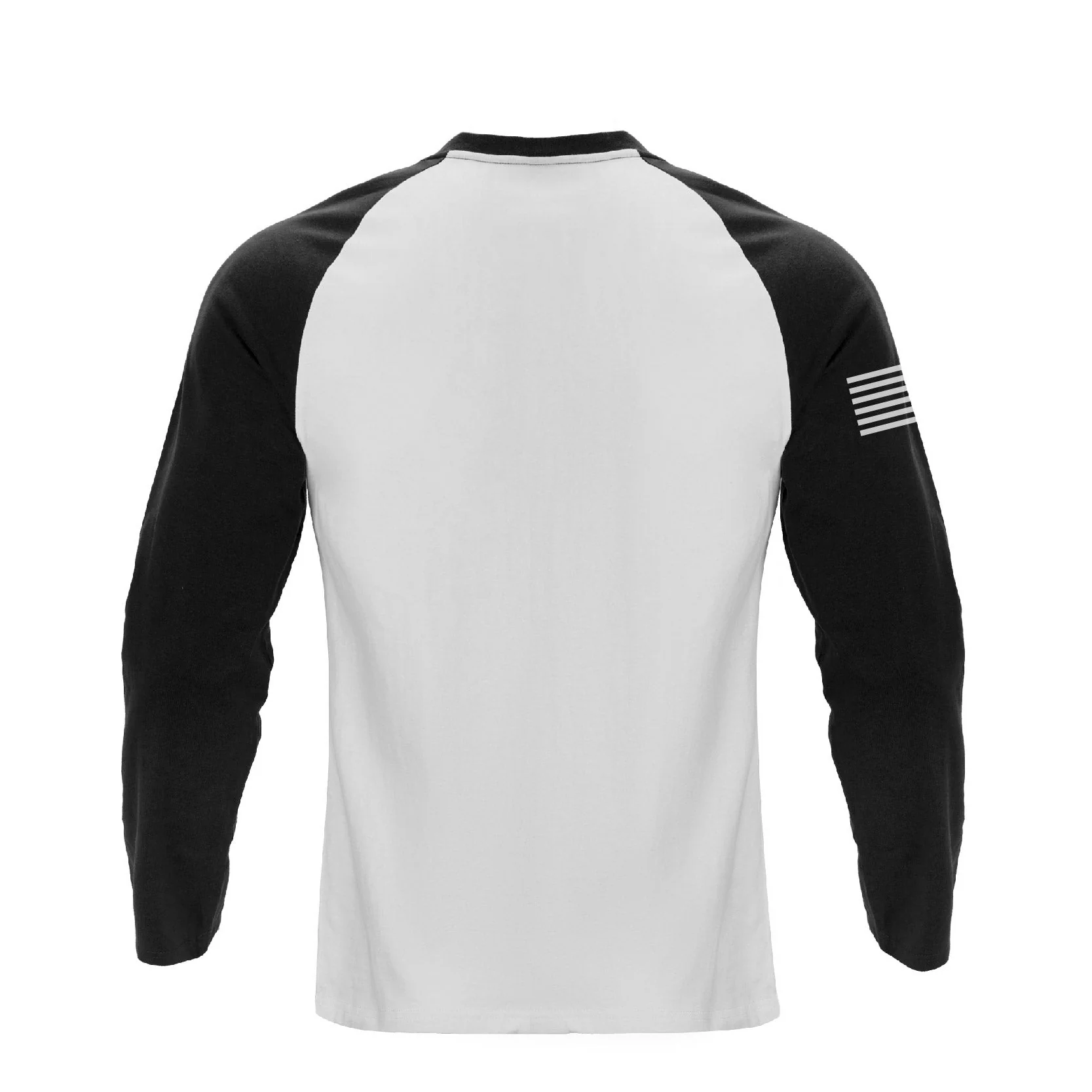 Men's Patriotic American Flag Raglan Sleeve Long Sleeve T-shirts - Image 4
