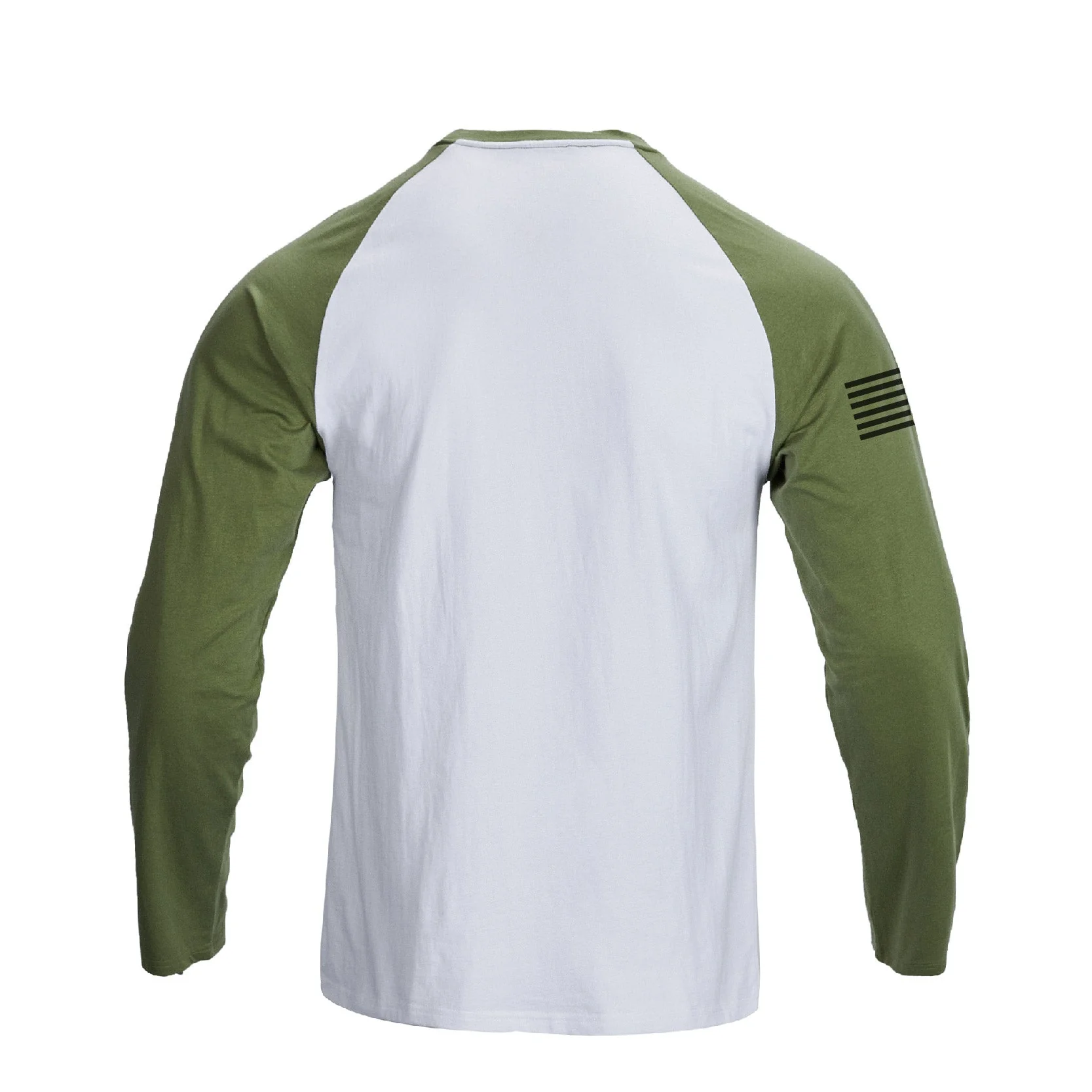 Men's Patriotic American Flag Raglan Sleeve Long Sleeve T-shirts - Image 6