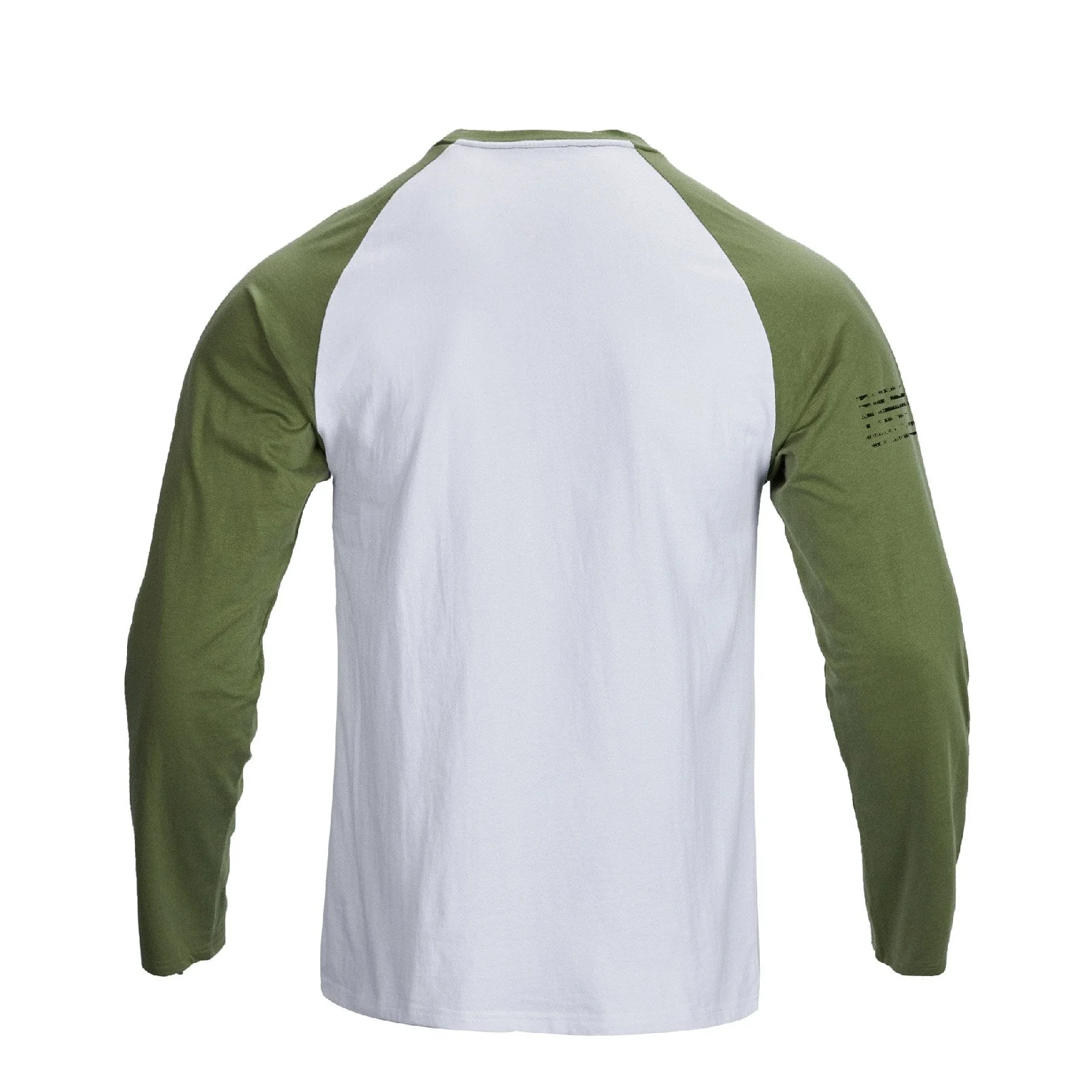 Men's 100% Cotton Patriotic American Flag Raglan Sleeve Long Sleeve Graphic T-shirts - Image 6