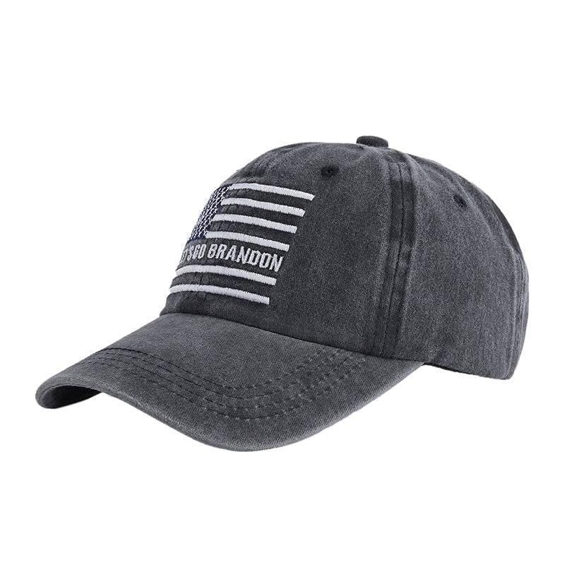Men's LET'S GO BRANDON American Flag Embroidery Caps - Image 8