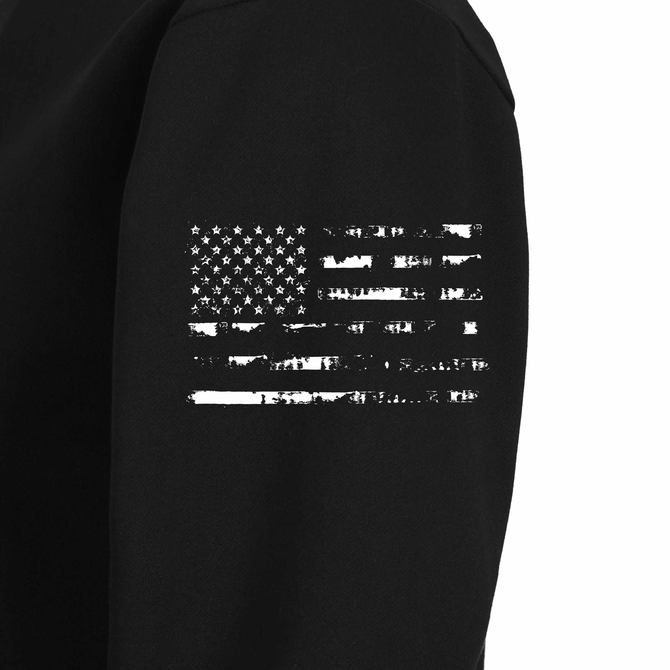 Men's 100% Cotton Patriotic American Flag with Cross  Graphic Hoodies - Image 10
