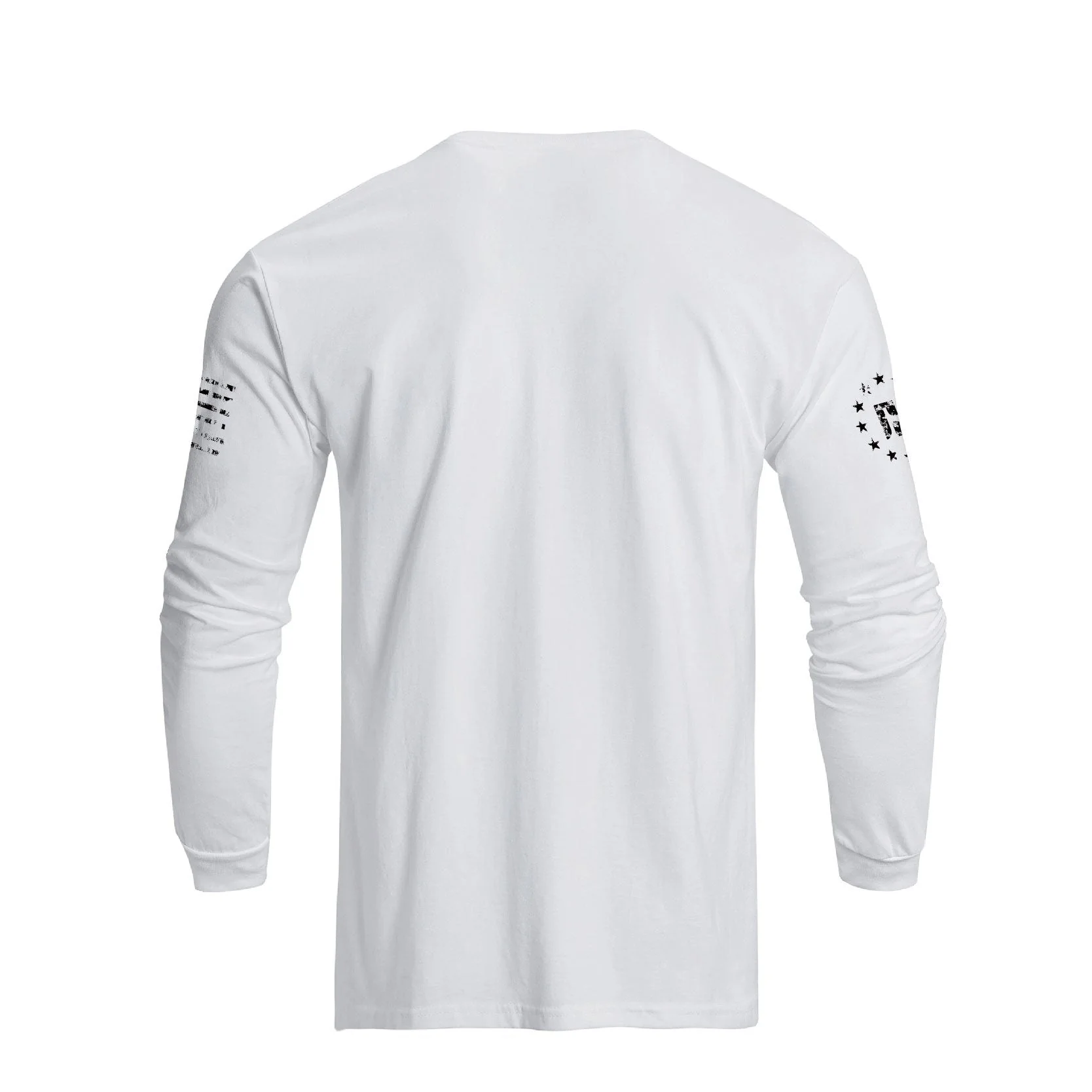 Men's American Flag Shield Graphic Long Sleeve  T-Shirt - Image 2